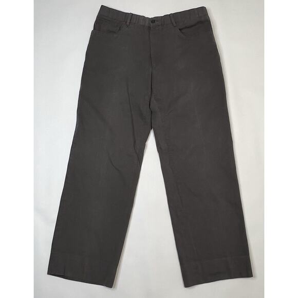 David August Pants Men's 32X30 Flat Front Chinos Gray Casual - Picture 1 of 9